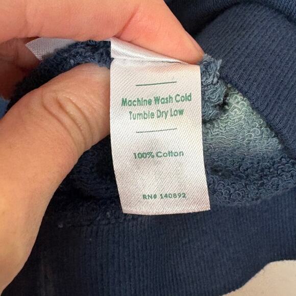 Marine Layer Dip Dye Ombre Vintage Terry Crewneck Sweatshirt Small - Picture 4 of 5